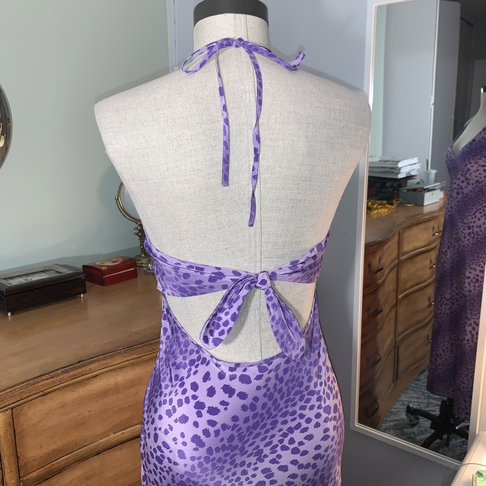 Sexy Victoria’s Secret Purple Cheetah Slip Dress!